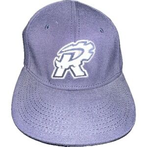 York Revolution MiLB Fitted Hat Baseball Cap Size XL Blue Large R White Logo Hat